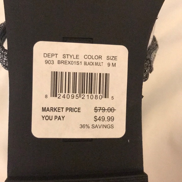 NWT Rhinestone gladiator sandals - Picture 4 of 6